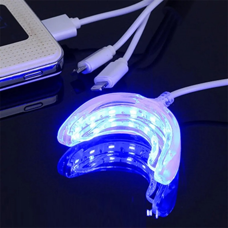 Teeth Whitening With Laser - Teeth Whitening Accelerator Smart LED Blue