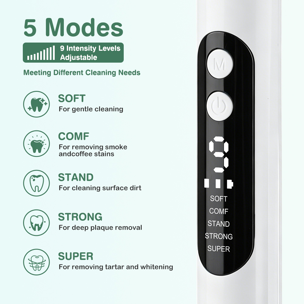 Electric Ultrasonic Dental Sca - Teeth Whitening And Stain Removal ulasan dan harga