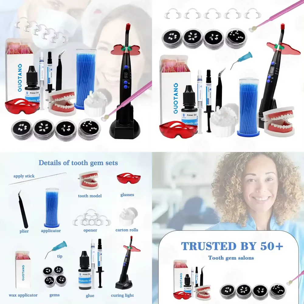【CHIMU HOME】 Professional DIY  - Tooth Gem Kit ulasan dan harga
