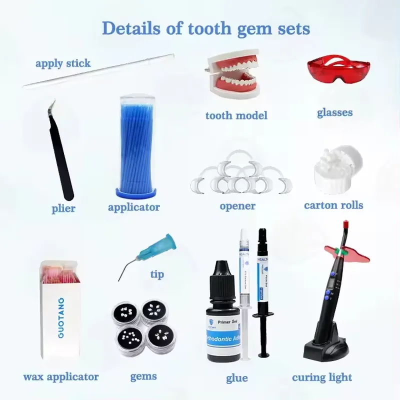 【CHIMU HOME】 Professional DIY  - Tooth Gem Kit ulasan dan harga