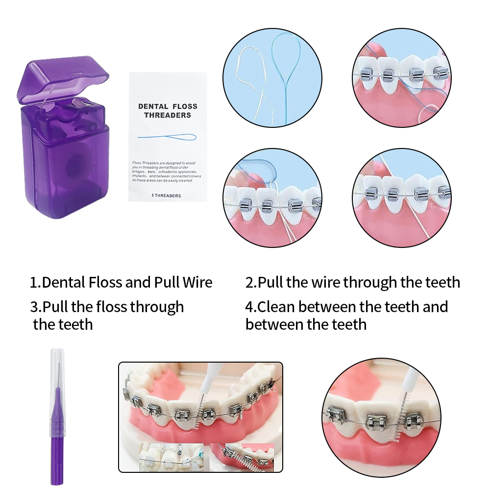 8Pcs/set Orthodontic Dental Ca - Teeth Whitening For Braces ulasan dan harga