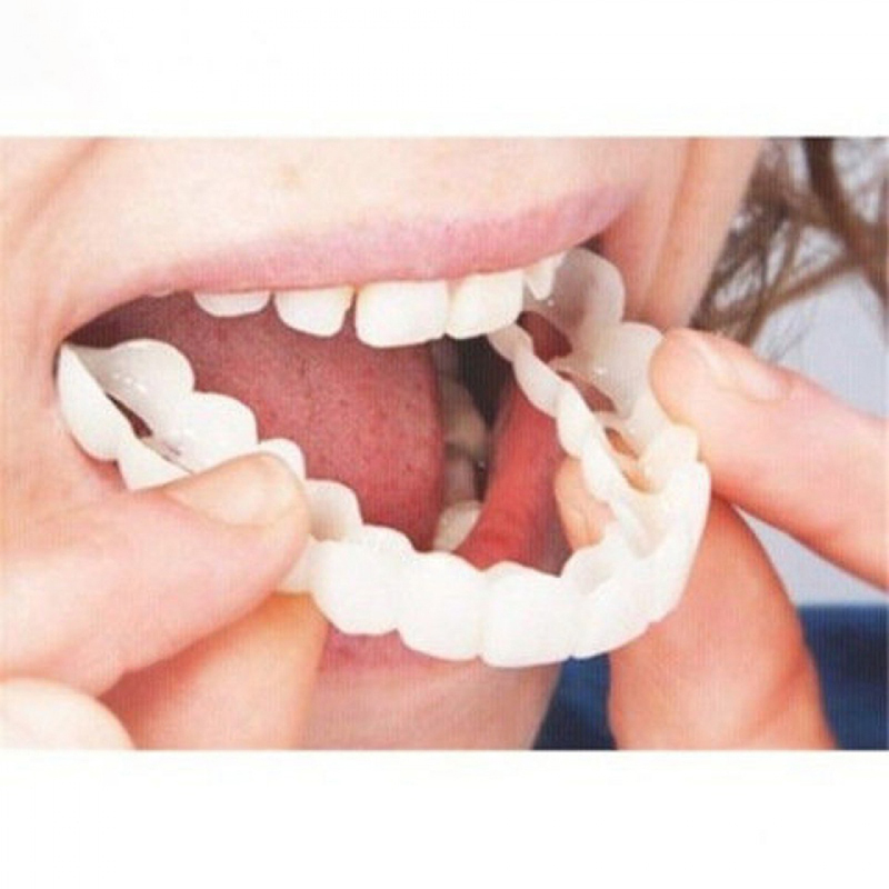 Perfect Fit False Teeth Cover  - Teeth Whitening For Braces ulasan dan harga