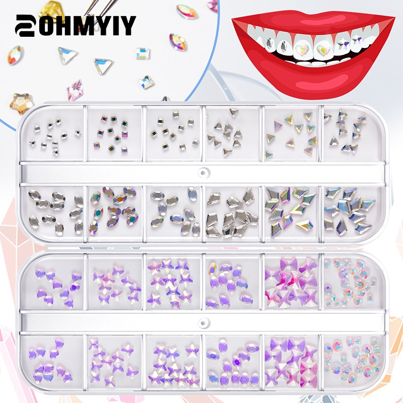 1Set Dental Crystal Fashion Te - Tooth Gem Kit ulasan dan harga
