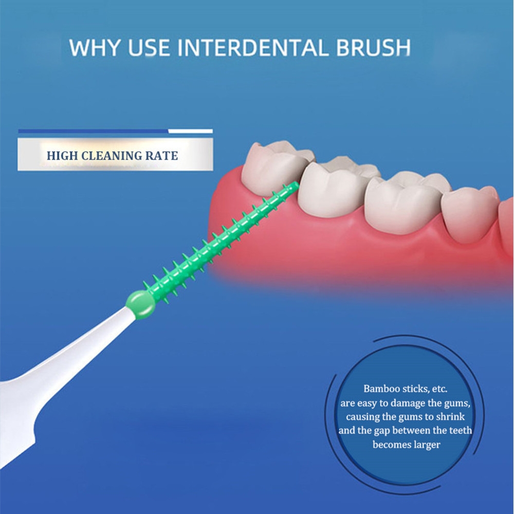 40~150PCS Silicone Interdental - Teeth Whitening For Braces ulasan dan harga