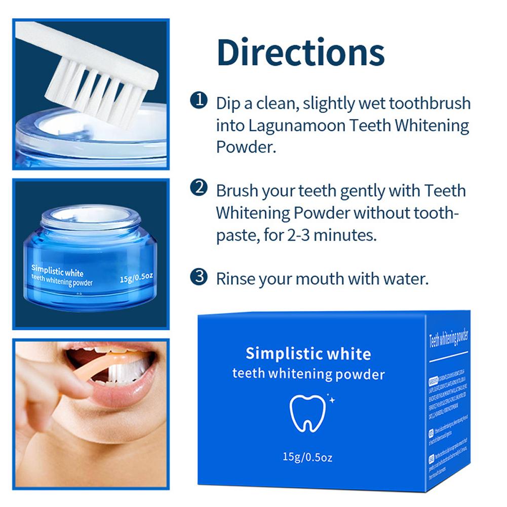 15g Teeth Whitening Powder Pre - Teeth Whitening Co ulasan dan harga