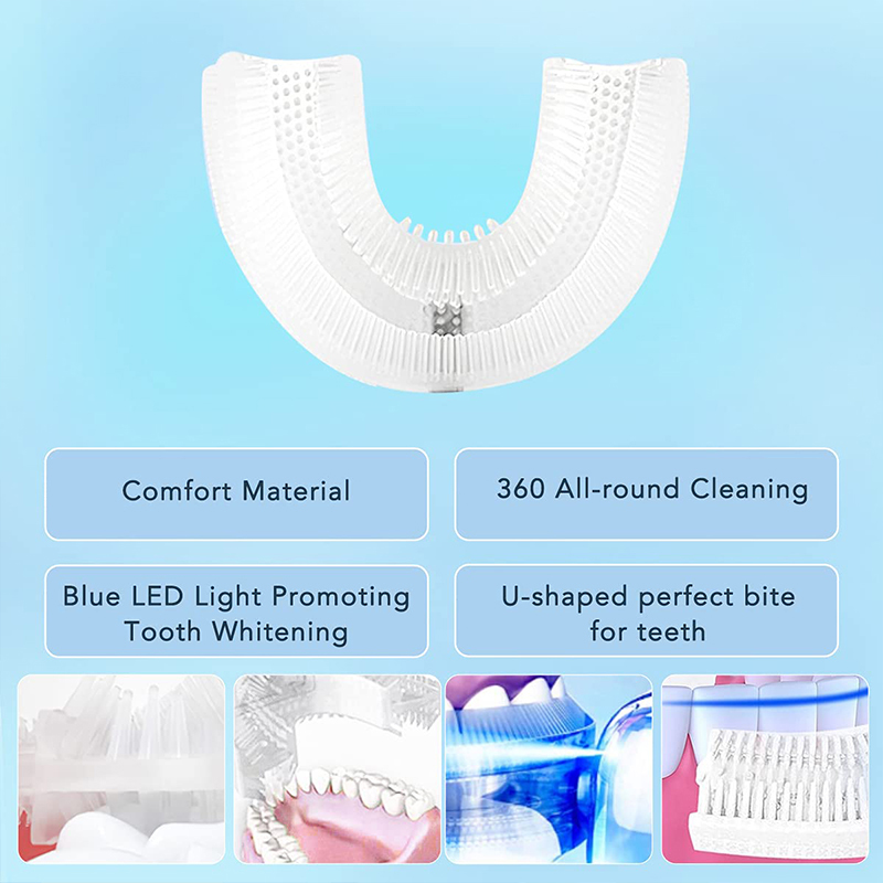 U-Shaped Rechargeable Light Qu - Teeth Whitening Procedure ulasan dan harga