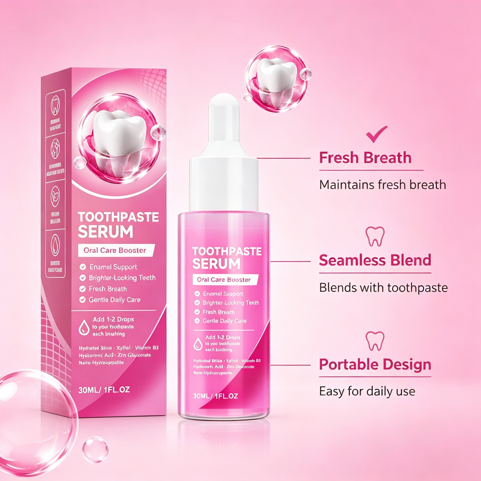 Nano Hydroxyapatite Toothpaste - Enamel Repair Serum ulasan dan harga