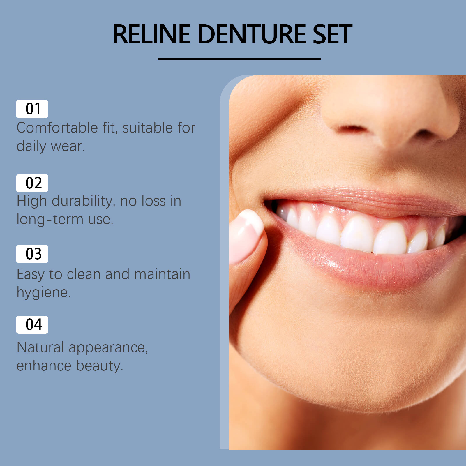 False Teeth Dentures Temporary - Teeth Whitening For Braces ulasan dan harga