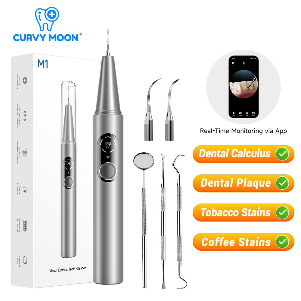 CURVY MOON Visible Electric Ul - Teeth Whitening And Stain Removal ulasan dan harga