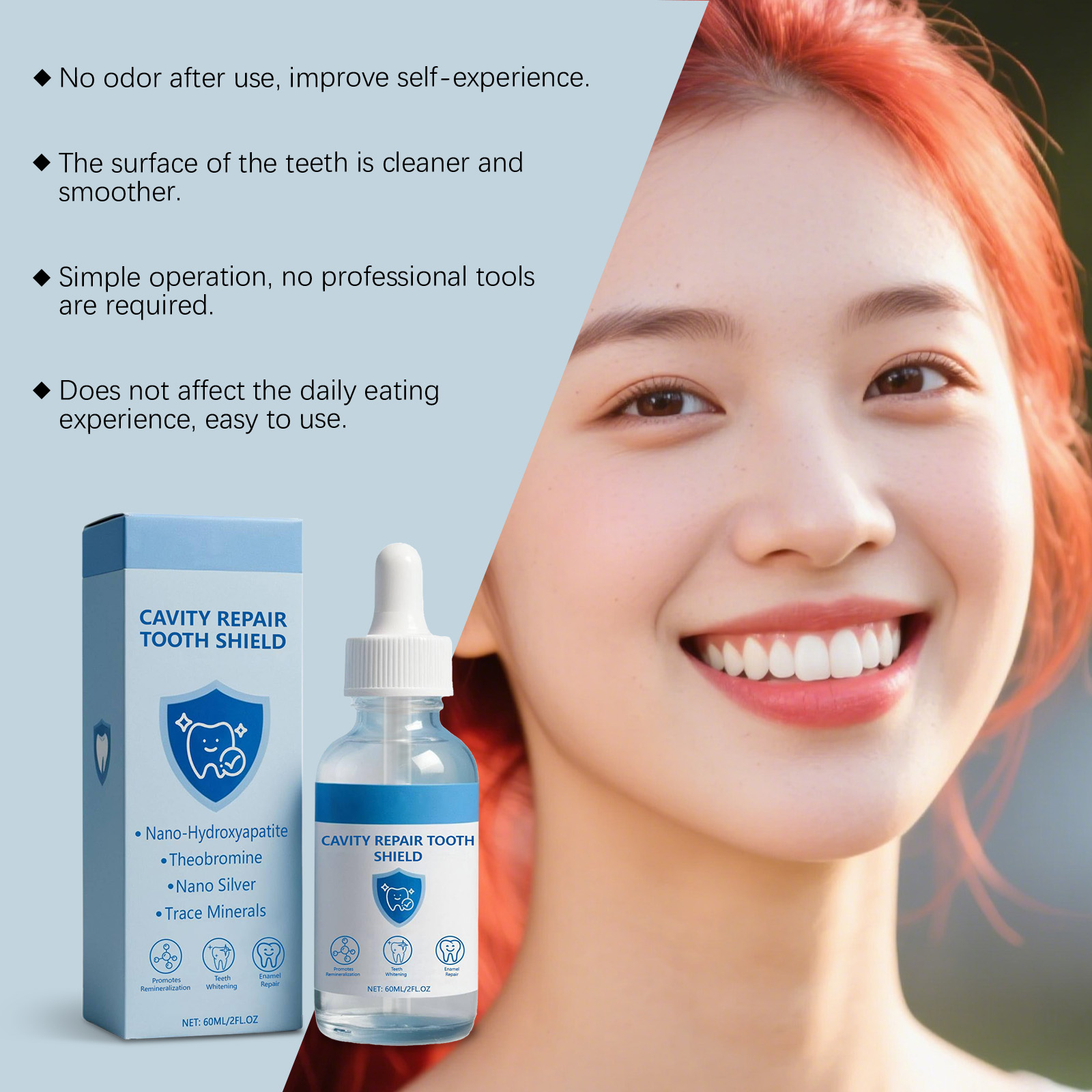 Cavity Repair Tooth Serum Gent - Enamel Repair Serum ulasan dan harga