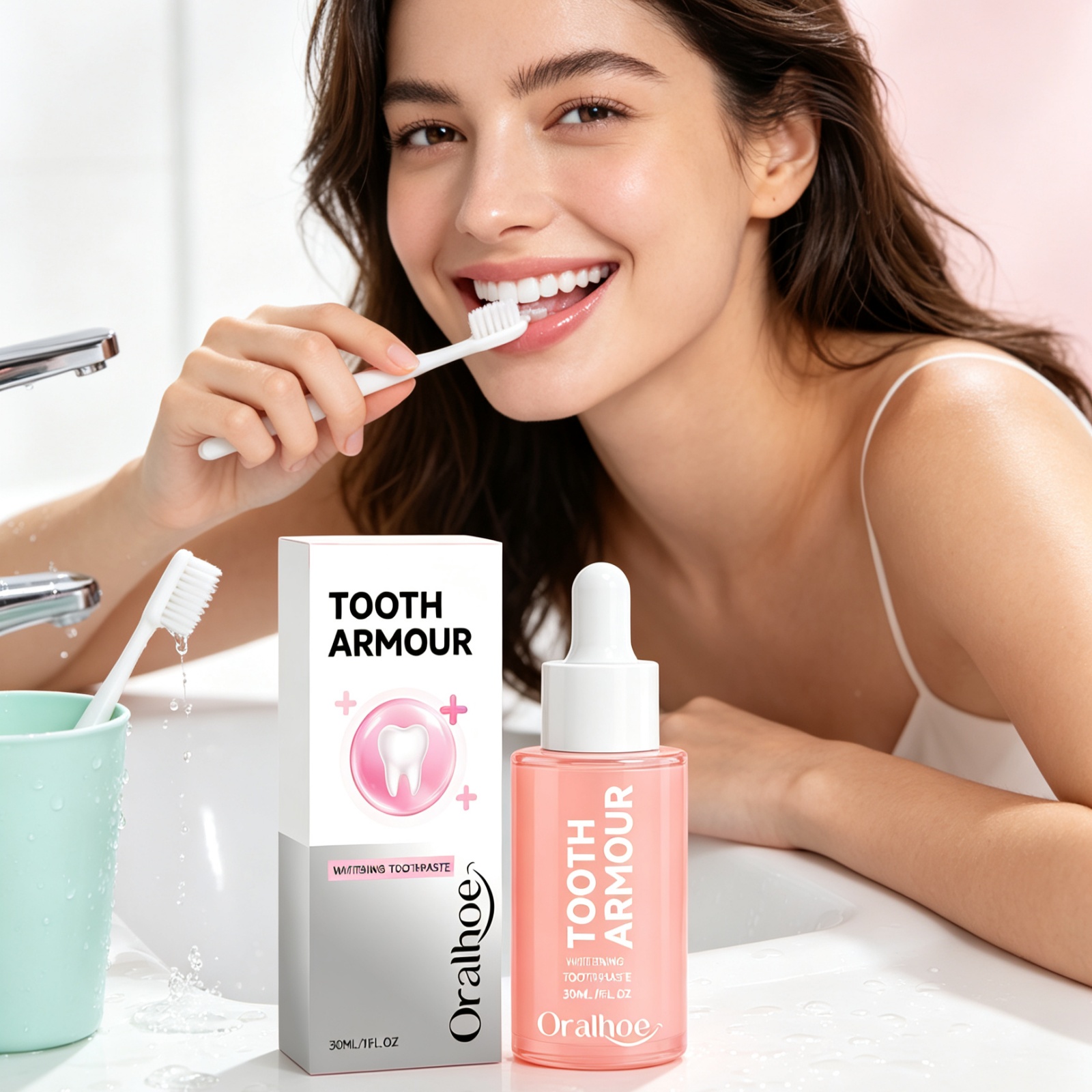 Teeth Brightening Serum Repair - Enamel Repair Serum ulasan dan harga