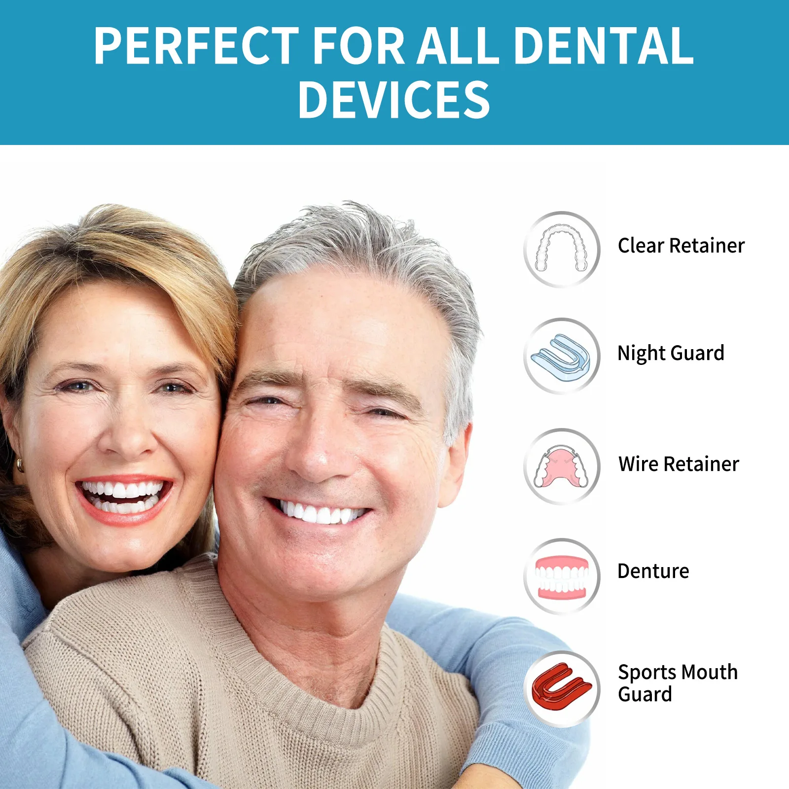 Aligner Denture Cleaner Foam D - Teeth Whitening For Braces ulasan dan harga