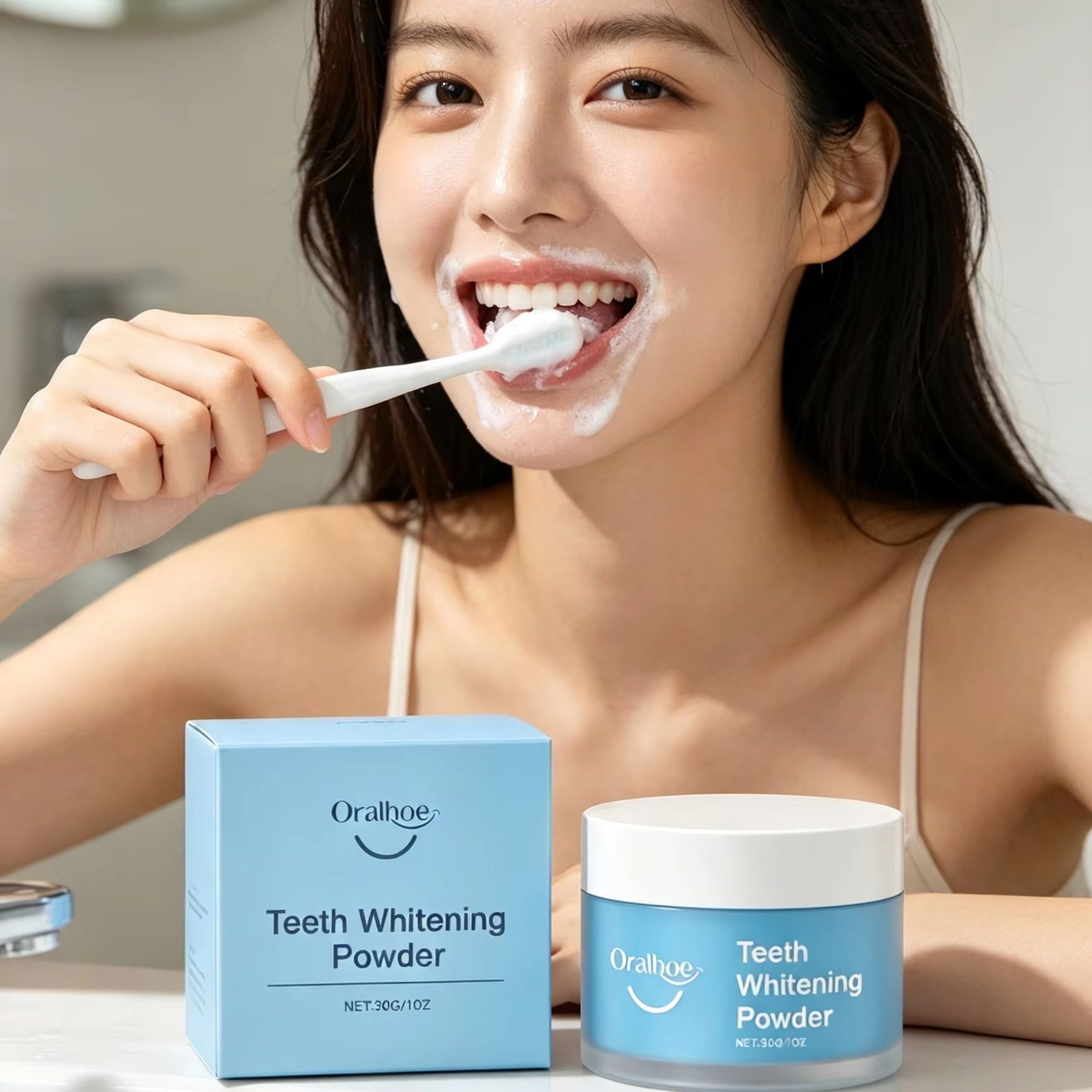 Oralhoe Tooth Powder for Brush - Teeth Whitening Co ulasan dan harga
