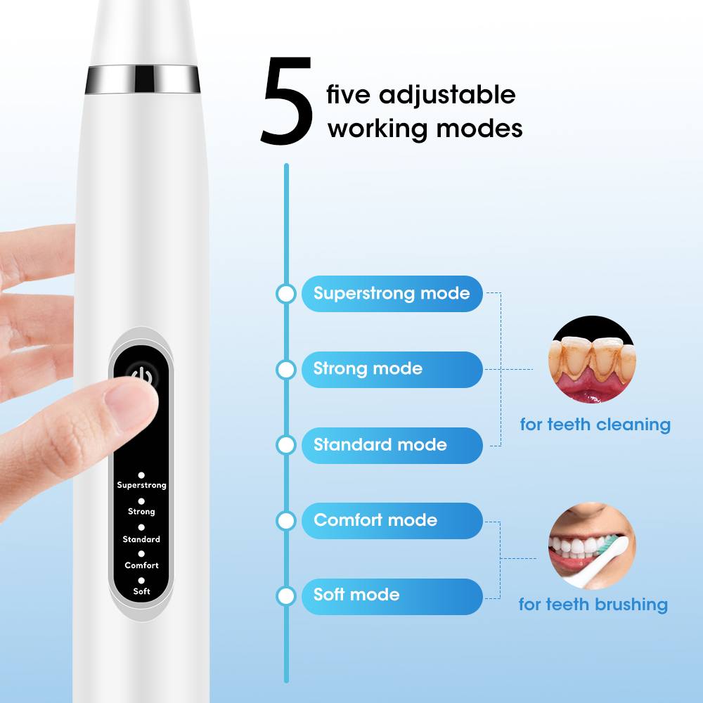 Electric Sonic Dental Calculus - Teeth Whitening And Stain Removal ulasan dan harga
