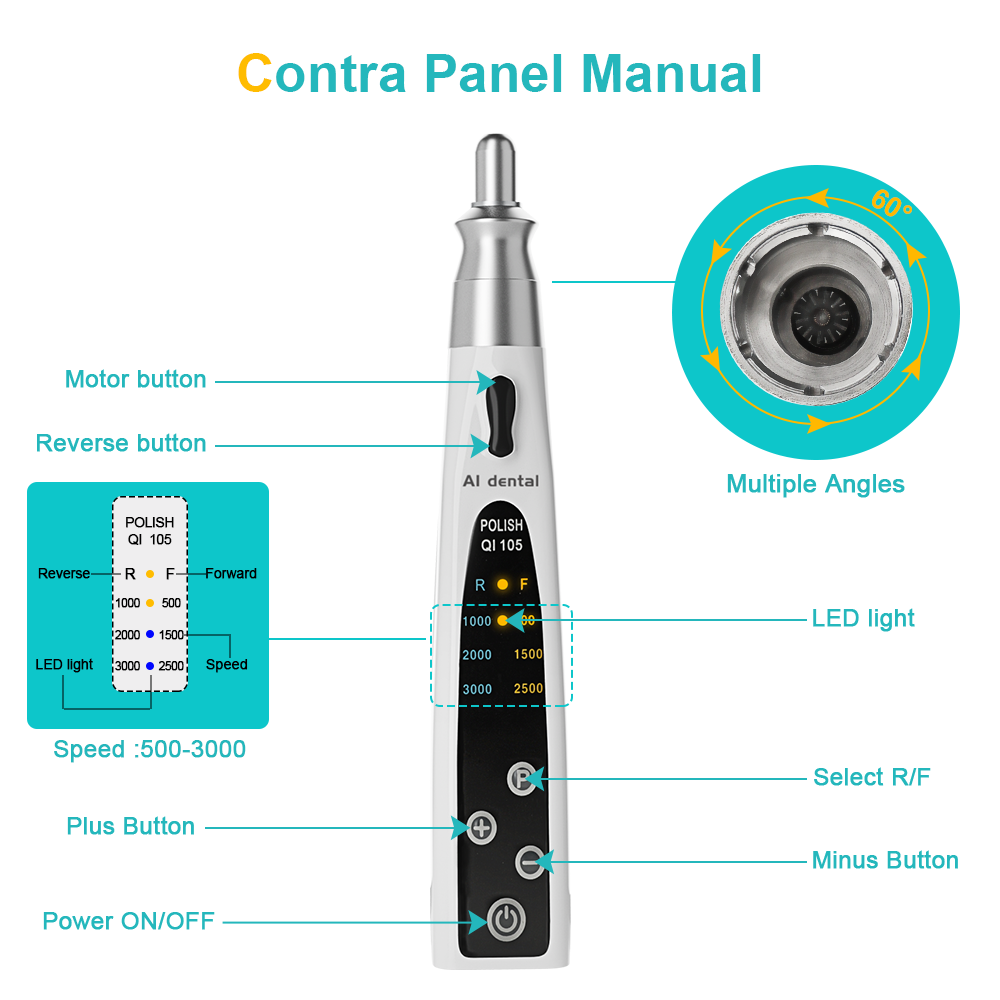 AI-PA-F4/P4 Dental Electric Or - Teeth Whitening Ai ulasan dan harga