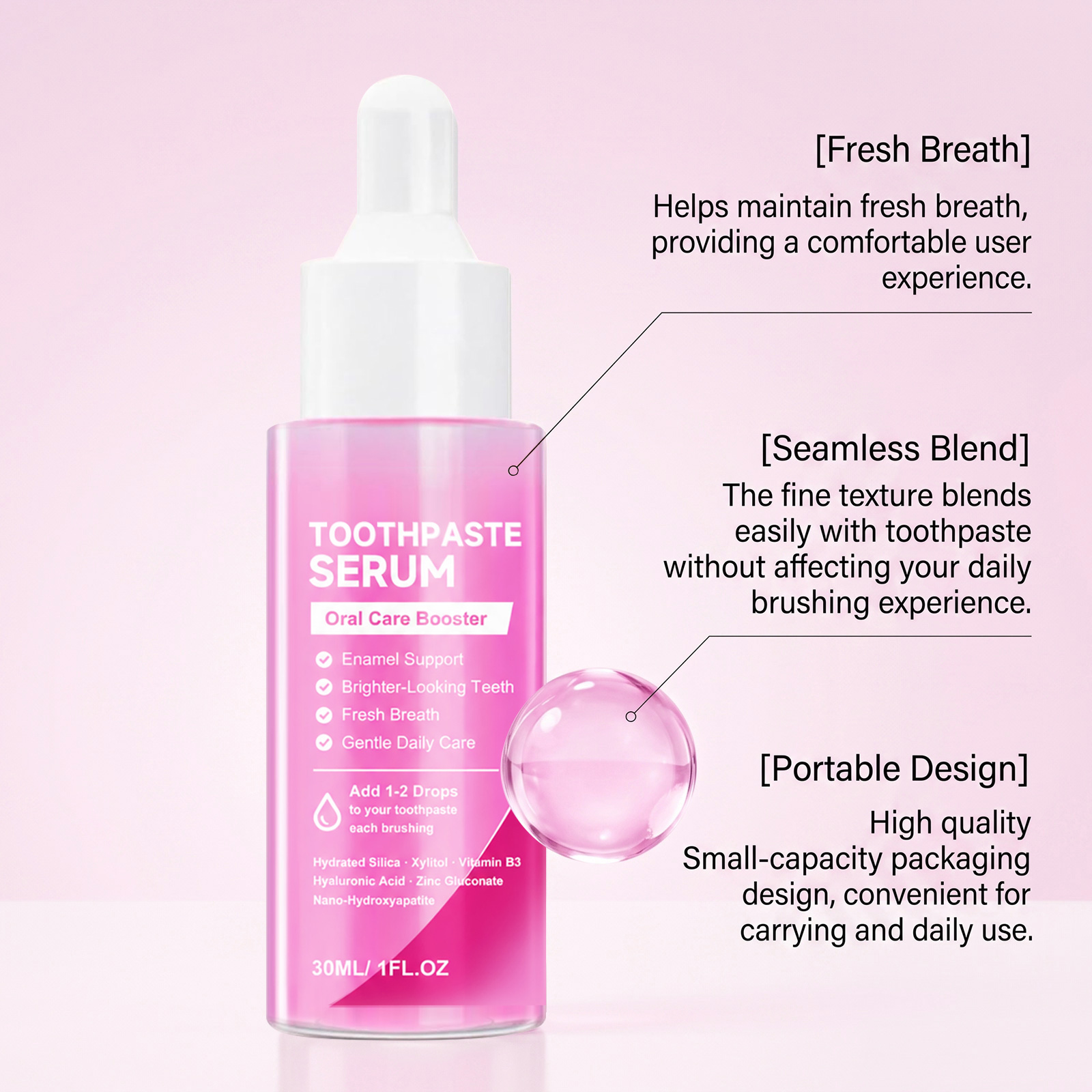 Teeth Care Liquid Oral Essence - Enamel Repair Serum ulasan dan harga
