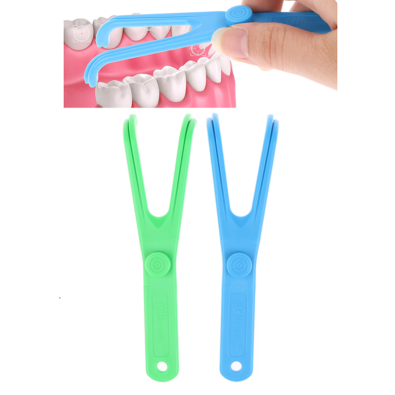 1PCS Reusable Stick Tool Floss - Teeth Whitening For Braces ulasan dan harga