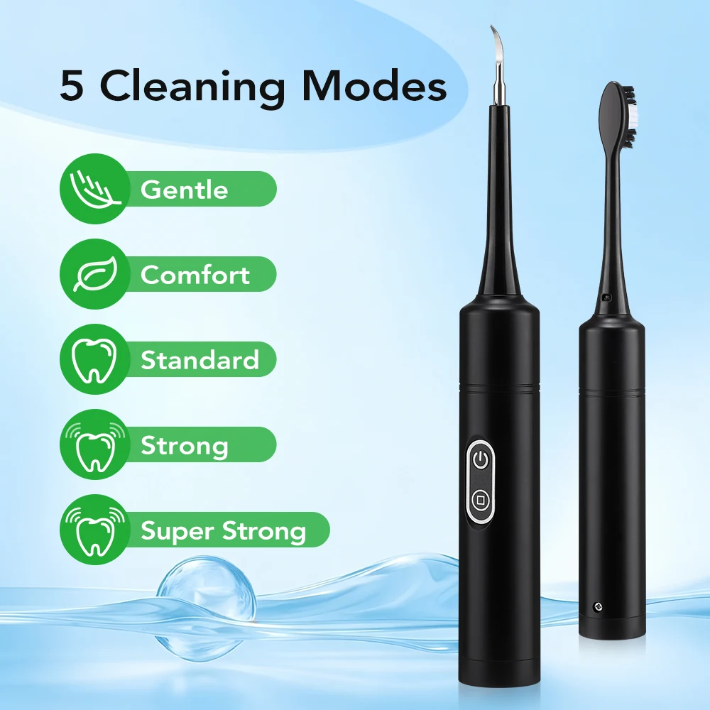 Electric Sonic Vibration Denta - Teeth Whitening And Stain Removal ulasan dan harga