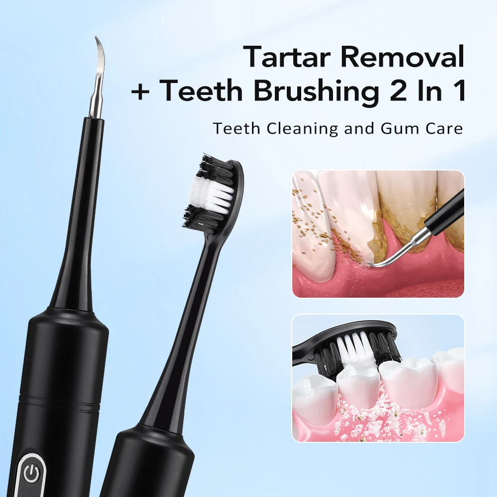 Electric Sonic Vibration Denta - Teeth Whitening And Stain Removal ulasan dan harga