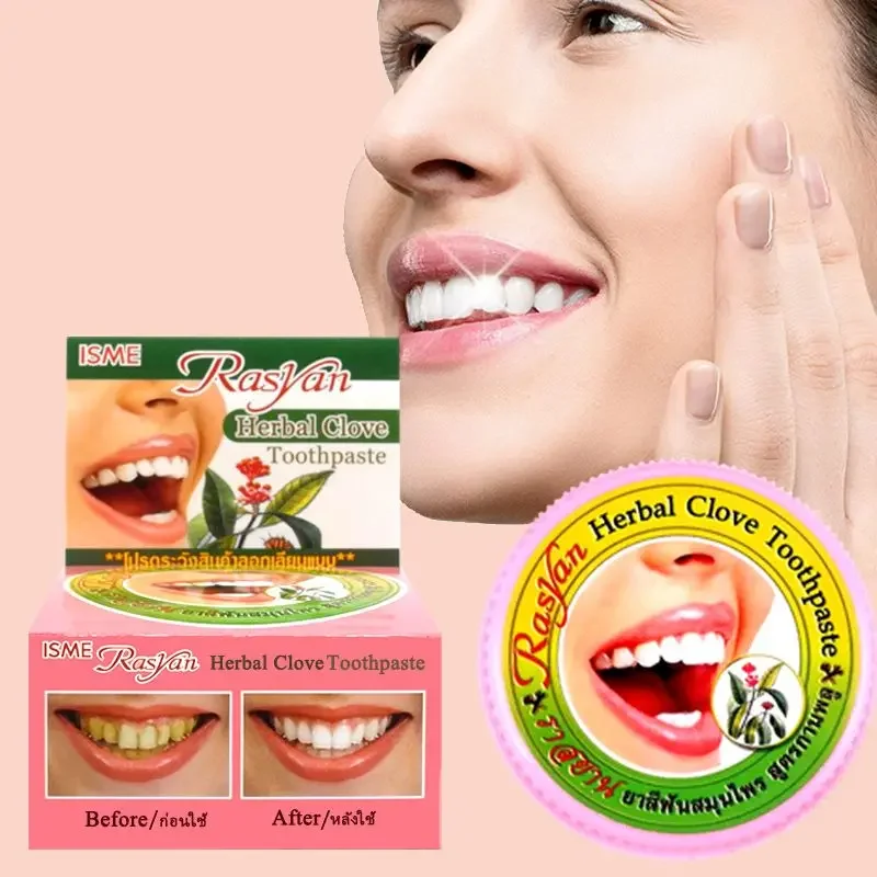 Thai Clove/coconut Tooth Powde - Teeth Whitening Co ulasan dan harga