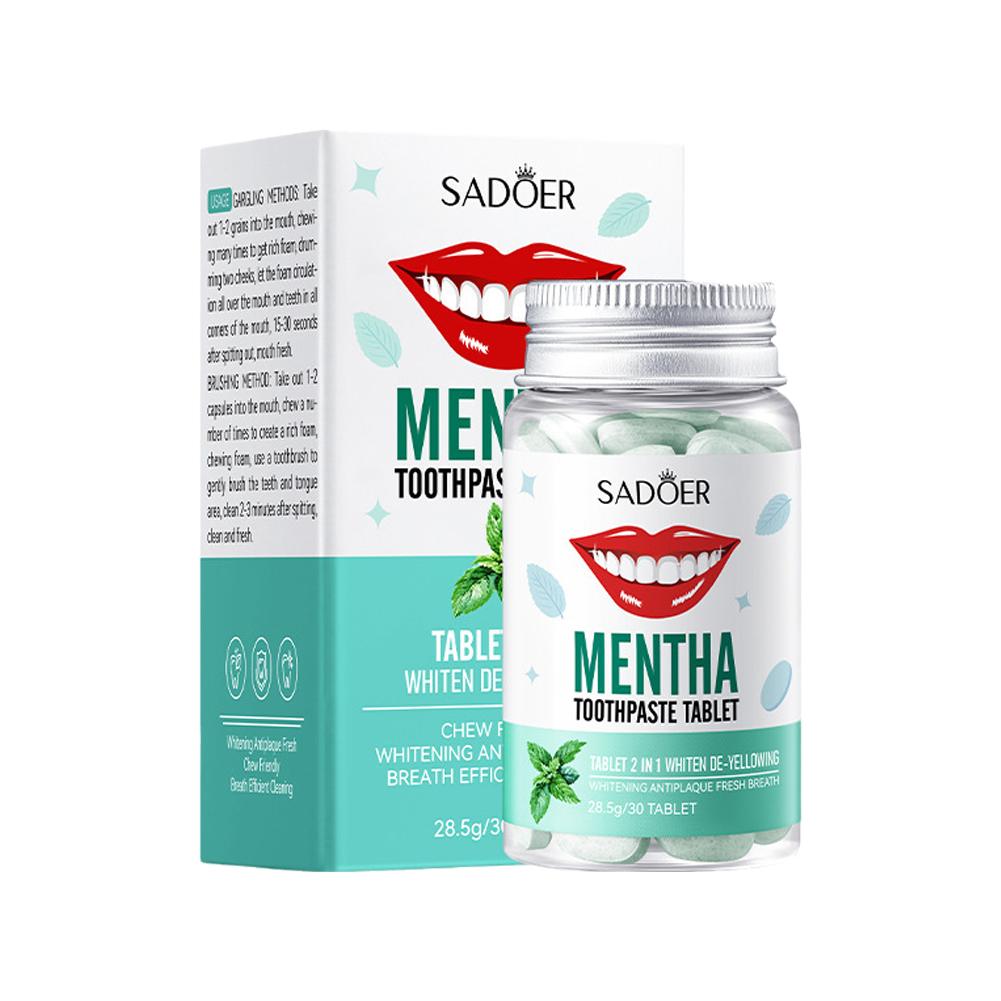 Mint Solid Toothpaste Tablets  - Teeth Whitening Co ulasan dan harga